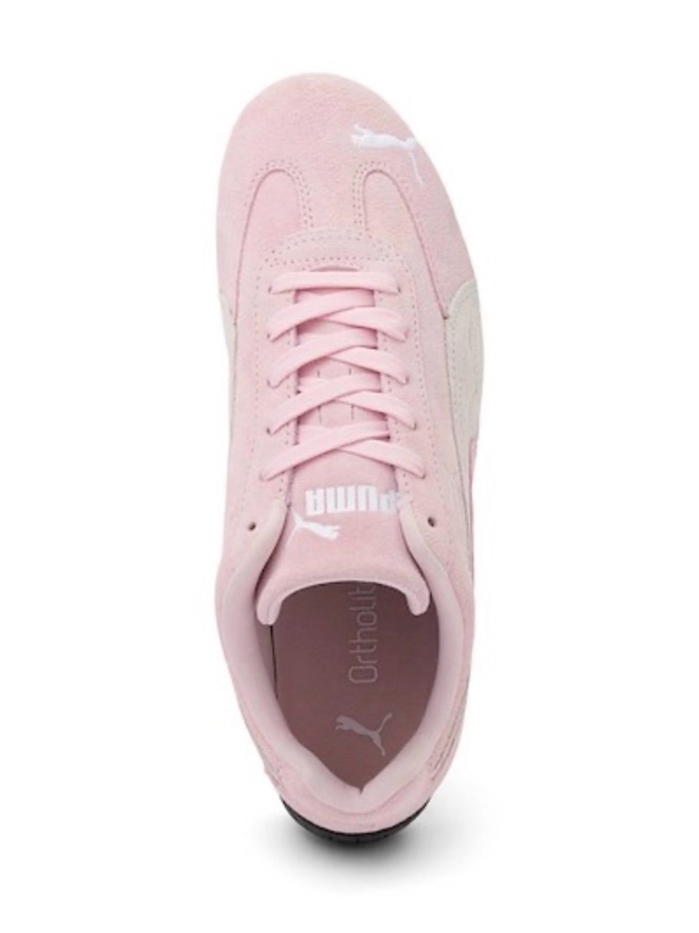 PUMA Speedcat OG Pink Suede Low-Profile Sneakers - Picture 4 of 8
